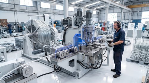 Integração Da Máquina Dobradeira De Arame Com Alimentadores